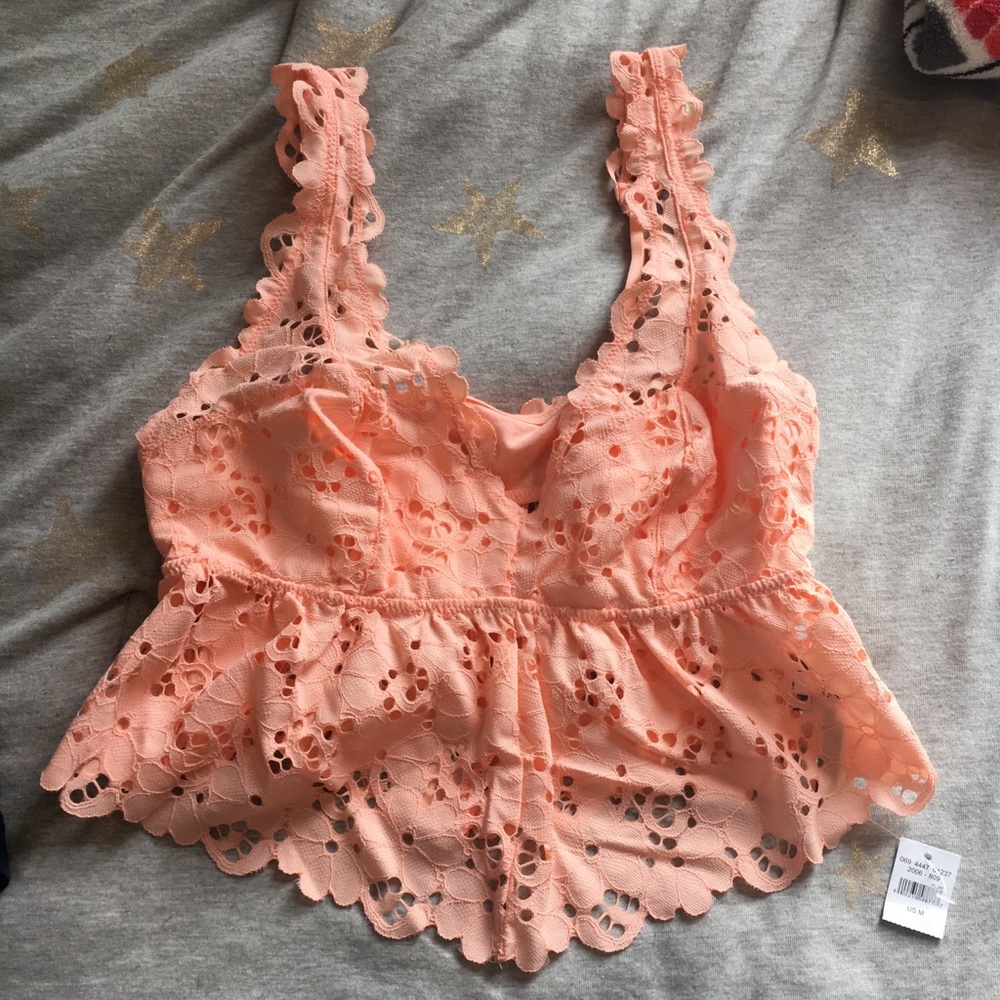 Aerie Bralette Lacey Crop Top